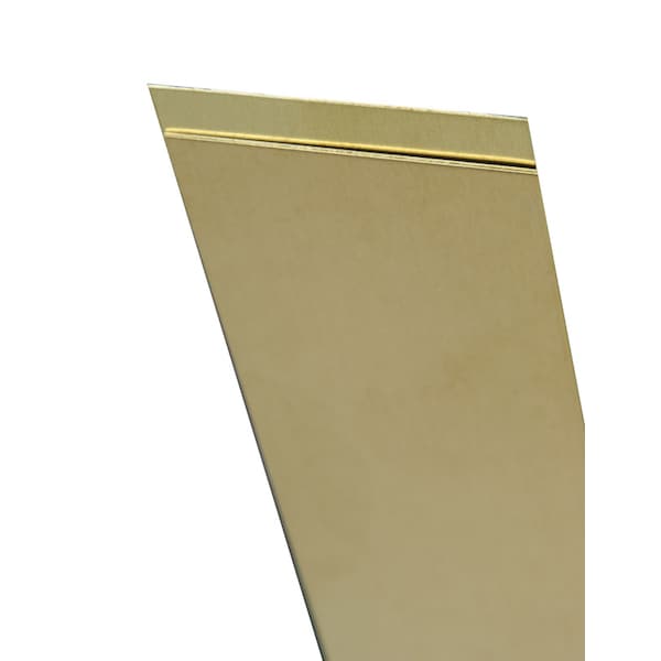 K&S Precision Metals K&S 0.016 in. X 3/4 in. W X 12 in. L Mill Brass Metal Strip 8233 - main